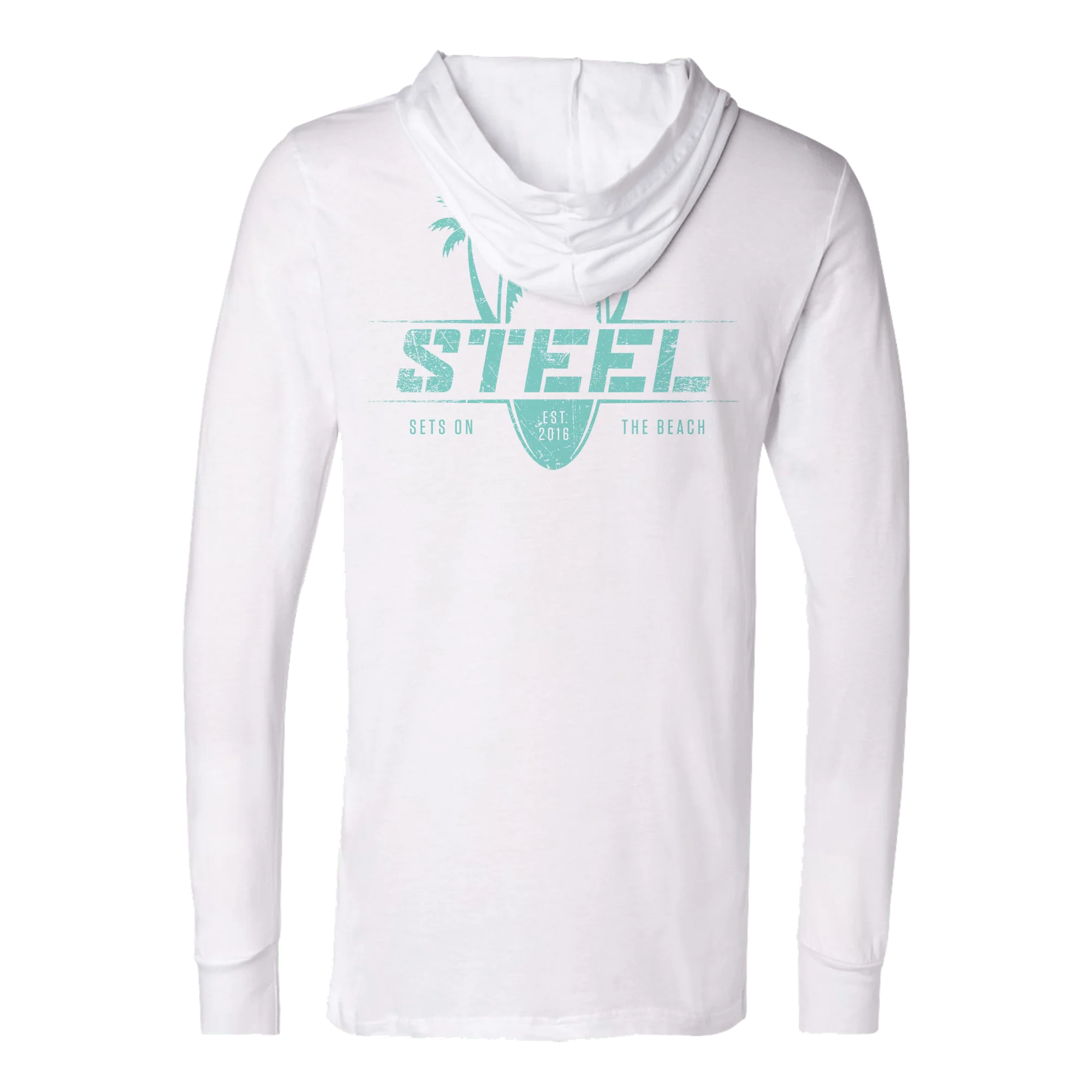 Sets on the Beach STEEL Long Sleeve Hoodie - Image 2