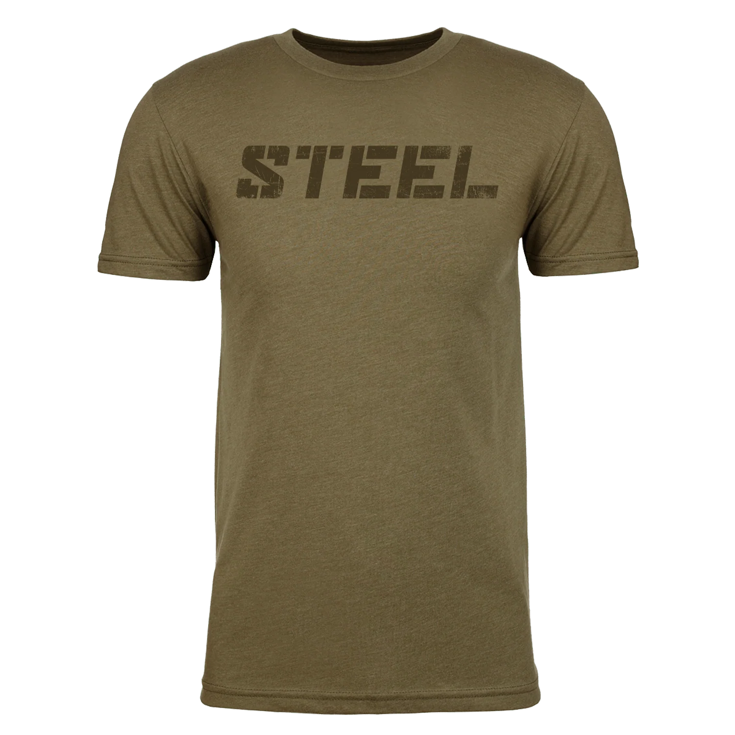 STEEL Coyote Brown Performance Tee AR 670-1 Compliant - Image 2