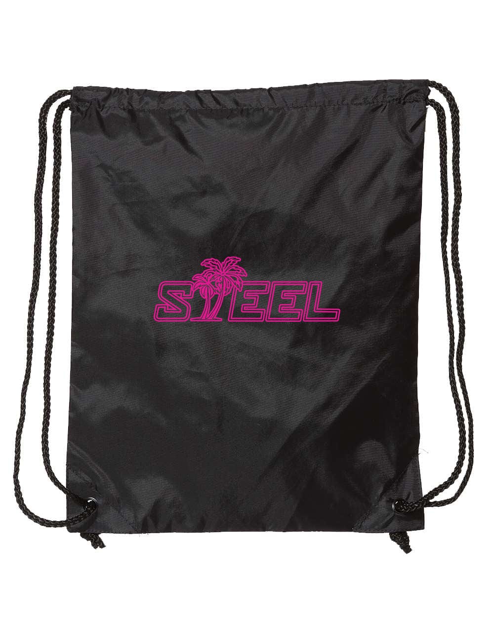 Miami Lights STEEL Drawstring Bag - Image 2