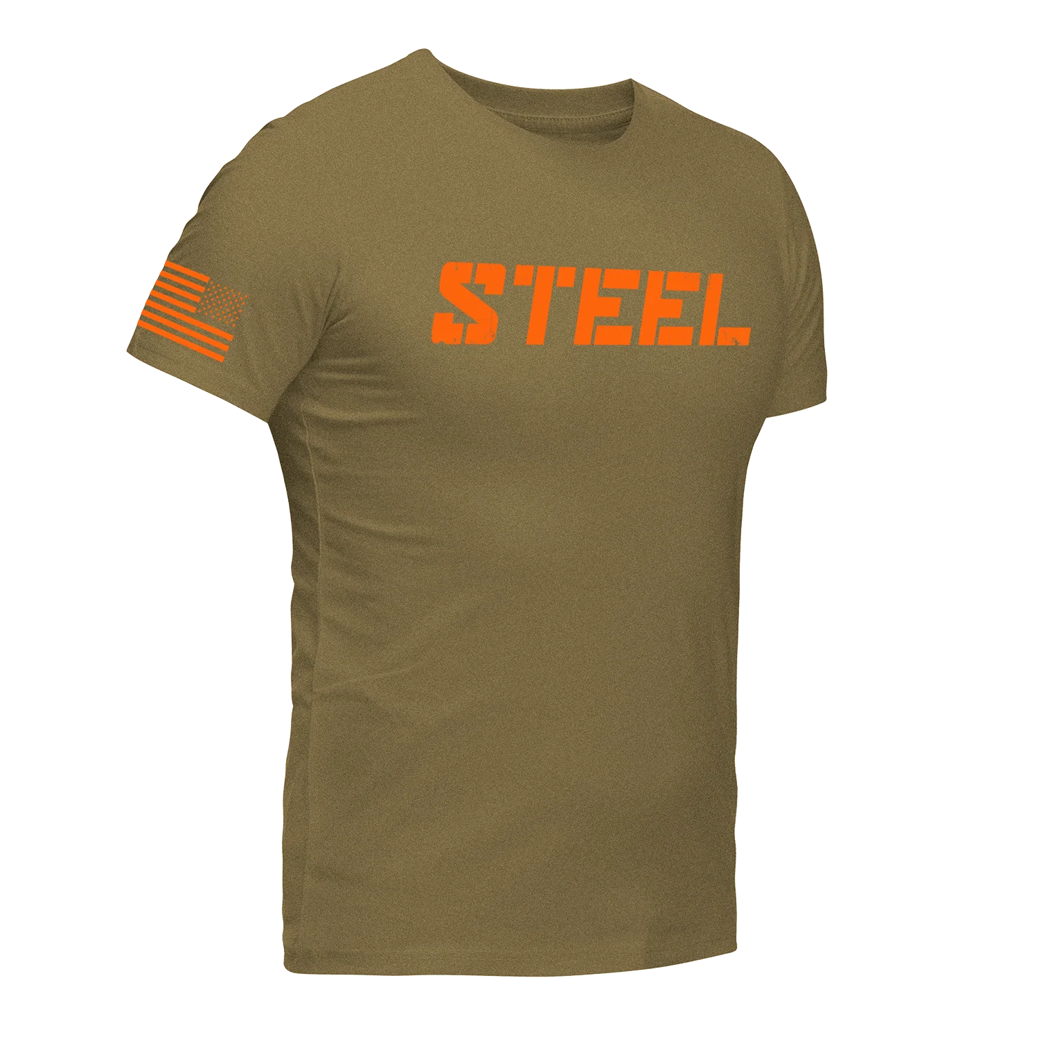 Military Green with Orange Stars & Stripes - Image 2