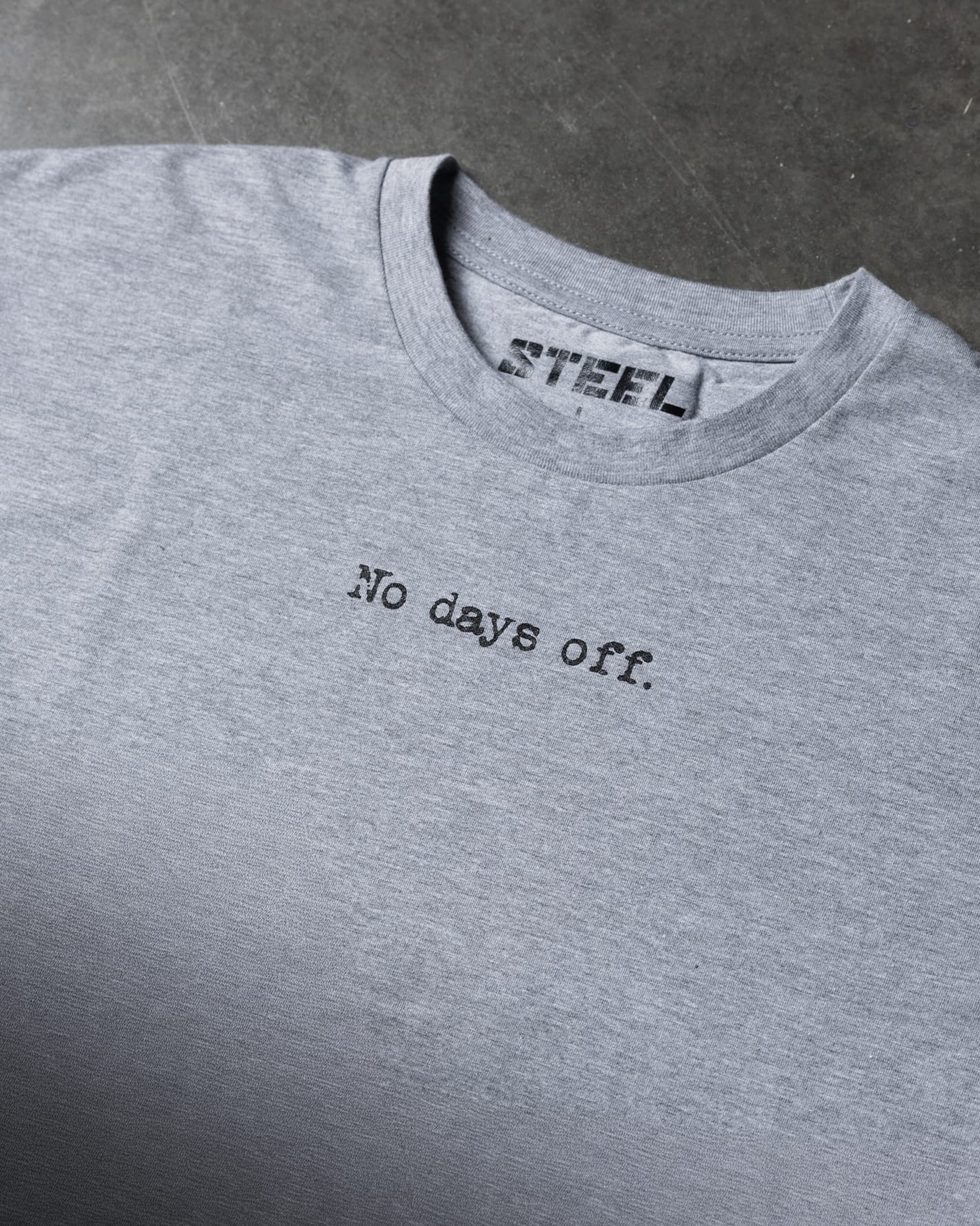 No Days Off Typewriter Tee - Image 3