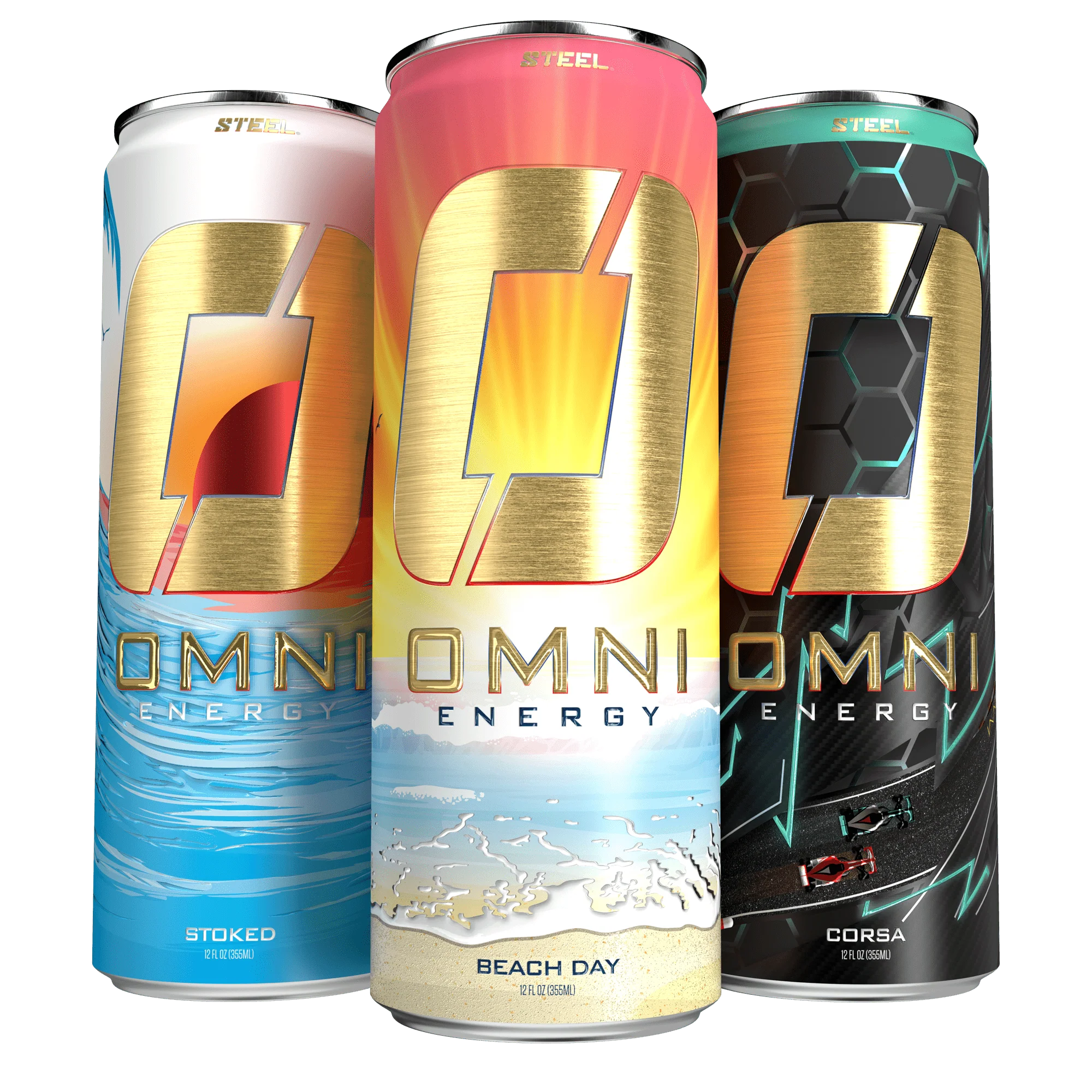Omni Energy Drink Bundle - 1 Can of Each Flavor