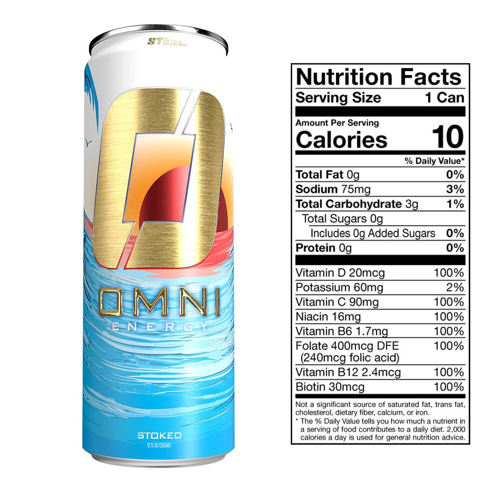 Omni Energy Drink Bundle - 1 Can of Each Flavor - Image 8