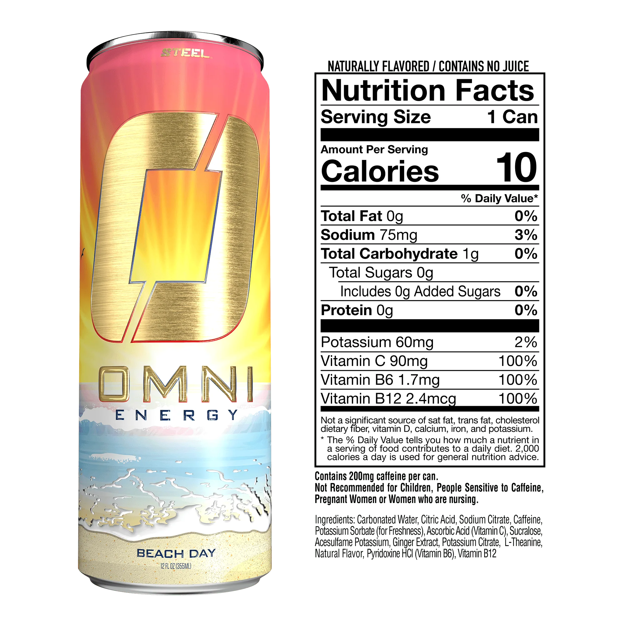 Omni Energy Drink Bundle - 1 Can of Each Original Flavor - Image 3