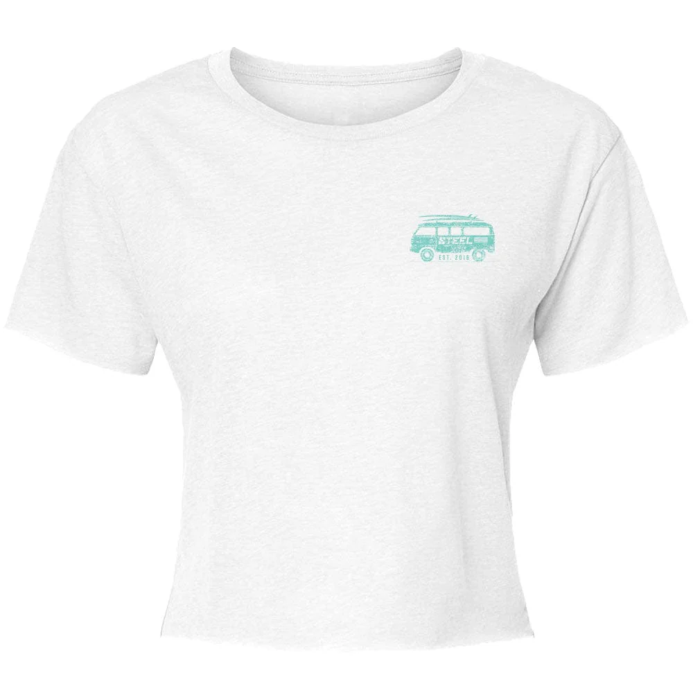 Sets on the Beach STEEL Crop Top