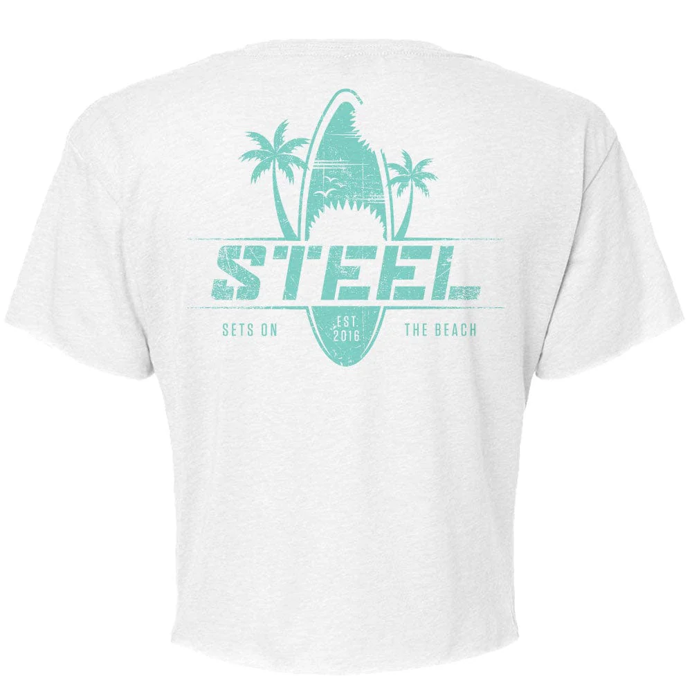 Sets on the Beach STEEL Crop Top - Image 2