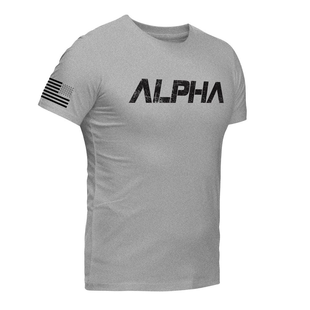 Steel Grey Alpha Performance T-Shirt - Image 2