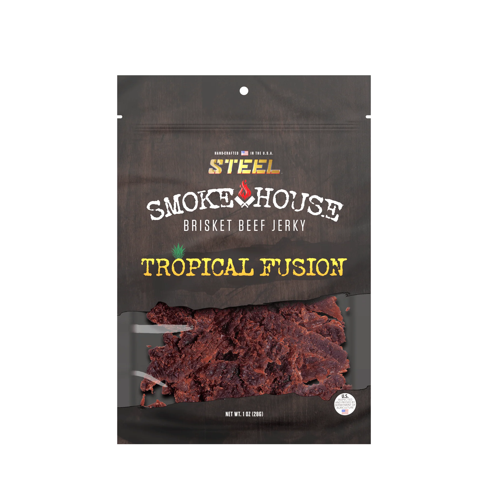 1 oz. Steel Smokehouse Brisket Beef Jerky - Image 3