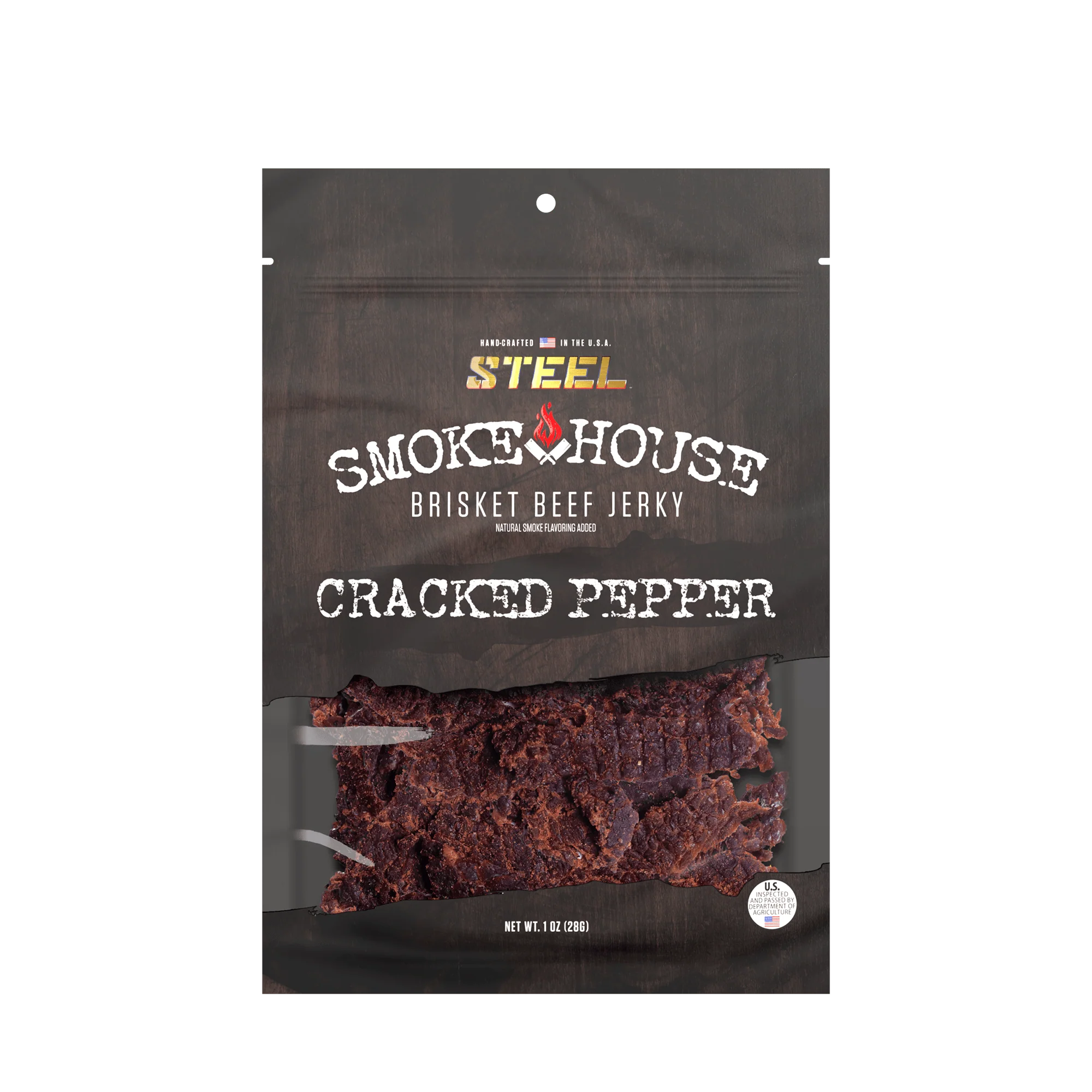 1 oz. Steel Smokehouse Brisket Beef Jerky - Image 5