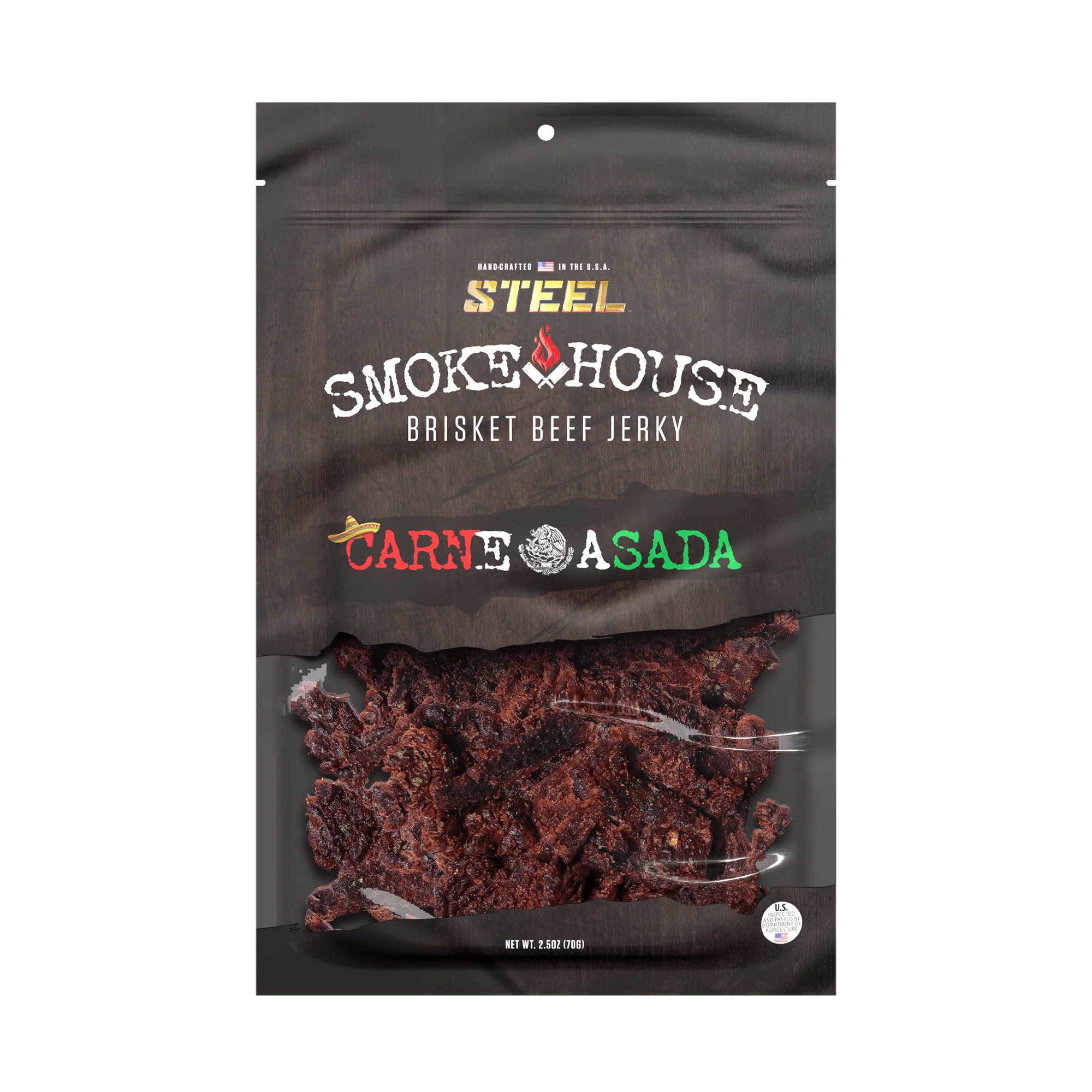 2.5 oz. Steel Smokehouse Brisket Beef Jerky - Image 16
