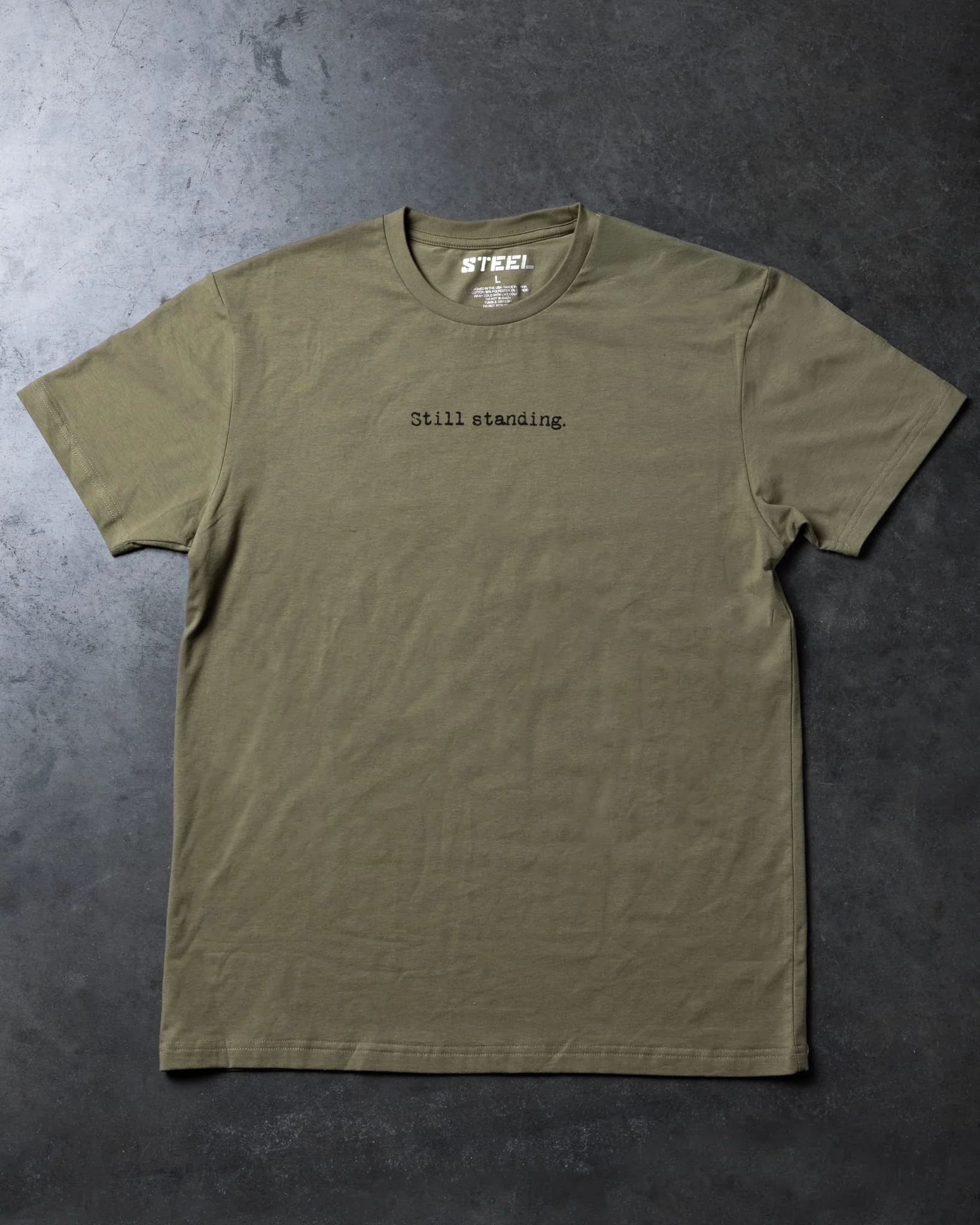 Still Standing Typewriter Tee