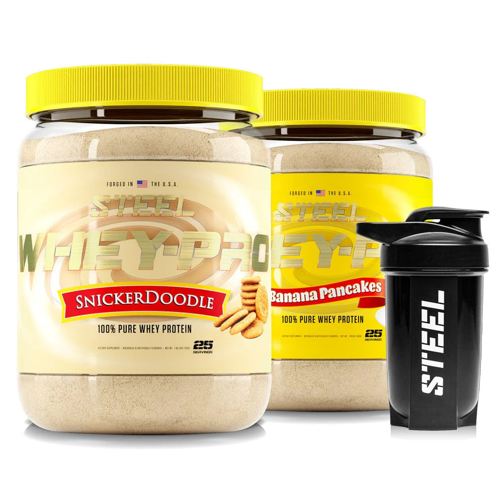 WHEY-PRO BANANA PANCAKES AND SNICKERDOODLE BOGO+SHAKER